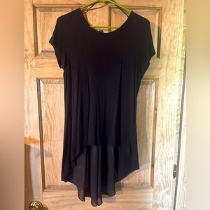 Sheer Tail Tunic Top